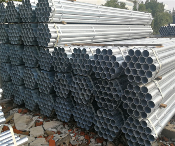 Cold galvanized thin-wall welded pipe